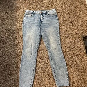 LC Lauren Conrad Light Wash Skinny Jeans